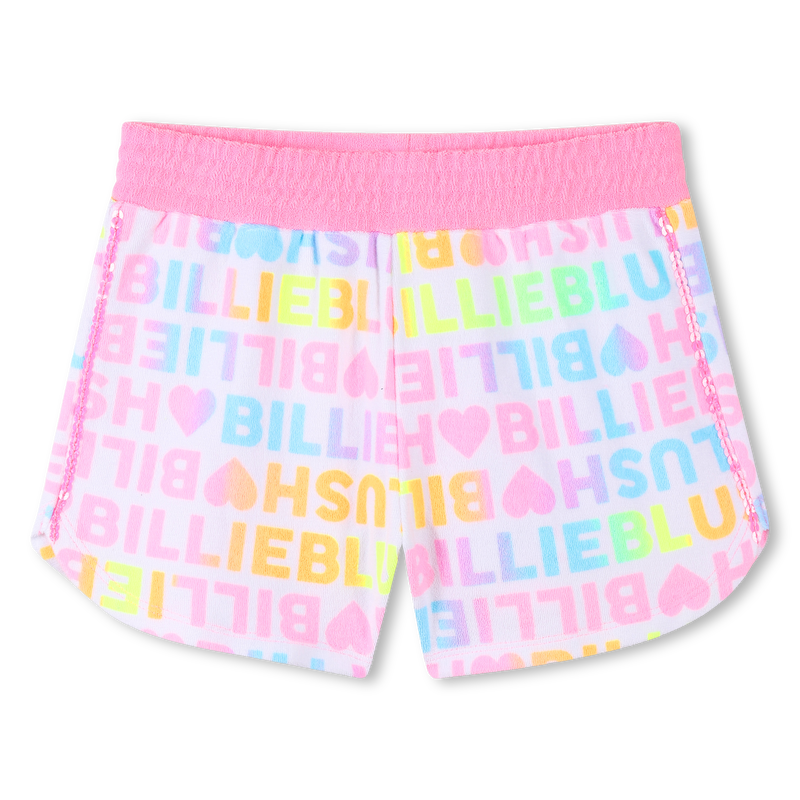 Printed terry-cloth shorts BILLIEBLUSH 
                    GIRL