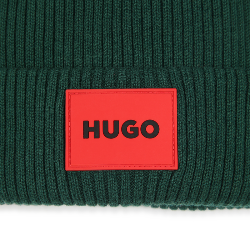 Knit Cotton Hat HUGO 
                    UNISEX