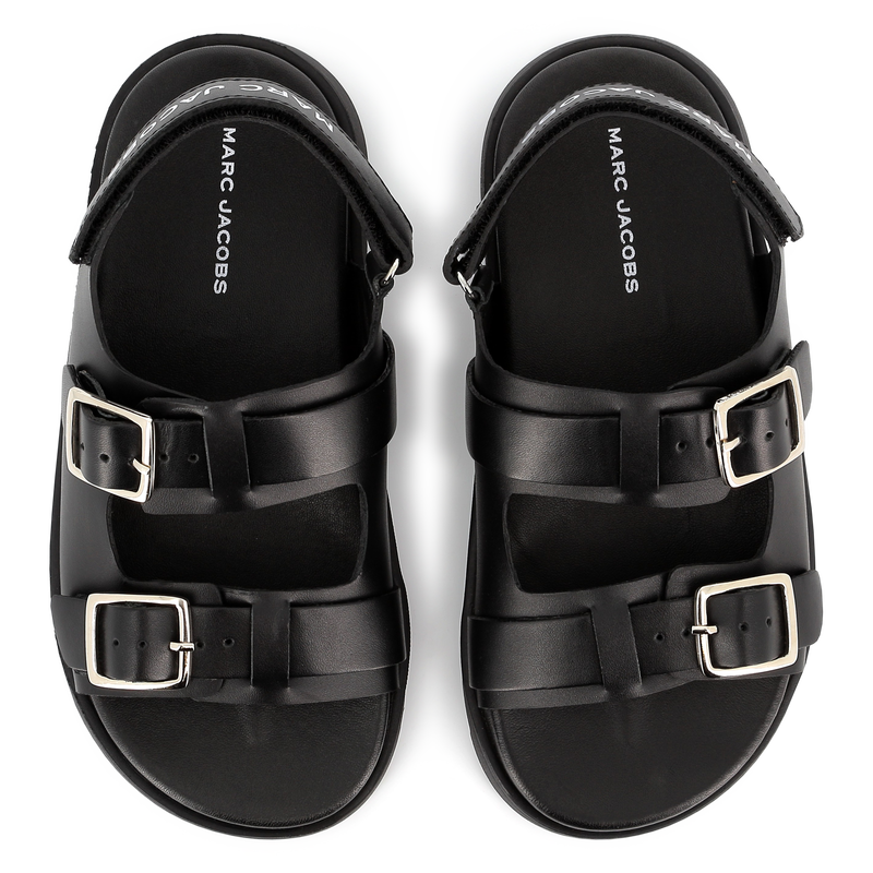 Buckled leather sandals THE MARC JACOBS 
                    BOY