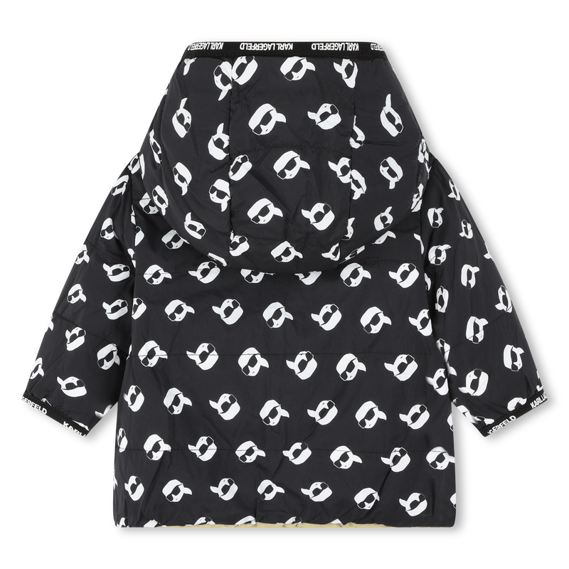 Reversible hooded puffer KARL LAGERFELD KIDS 
                    BOY