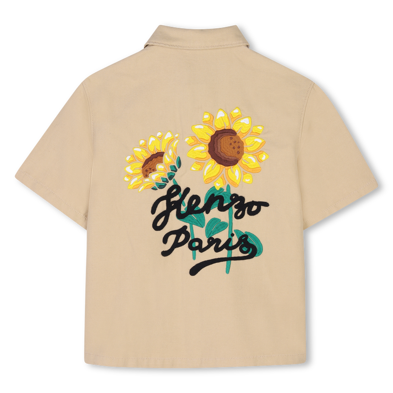 Short-sleeved cotton shirt KENZO KIDS 
                    BOY
