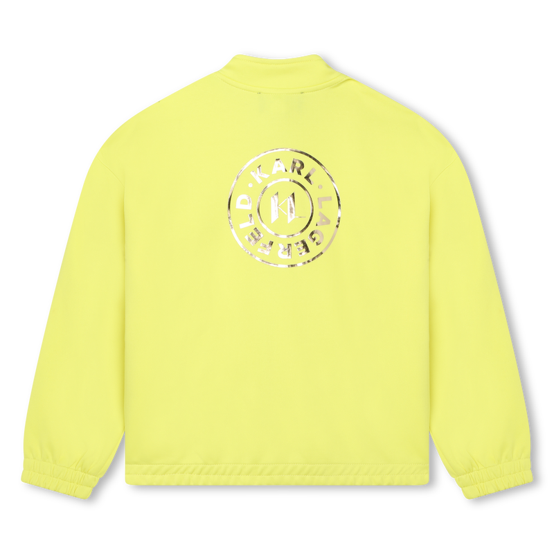 Relaxed-fit track jacket KARL LAGERFELD KIDS 
                    GIRL