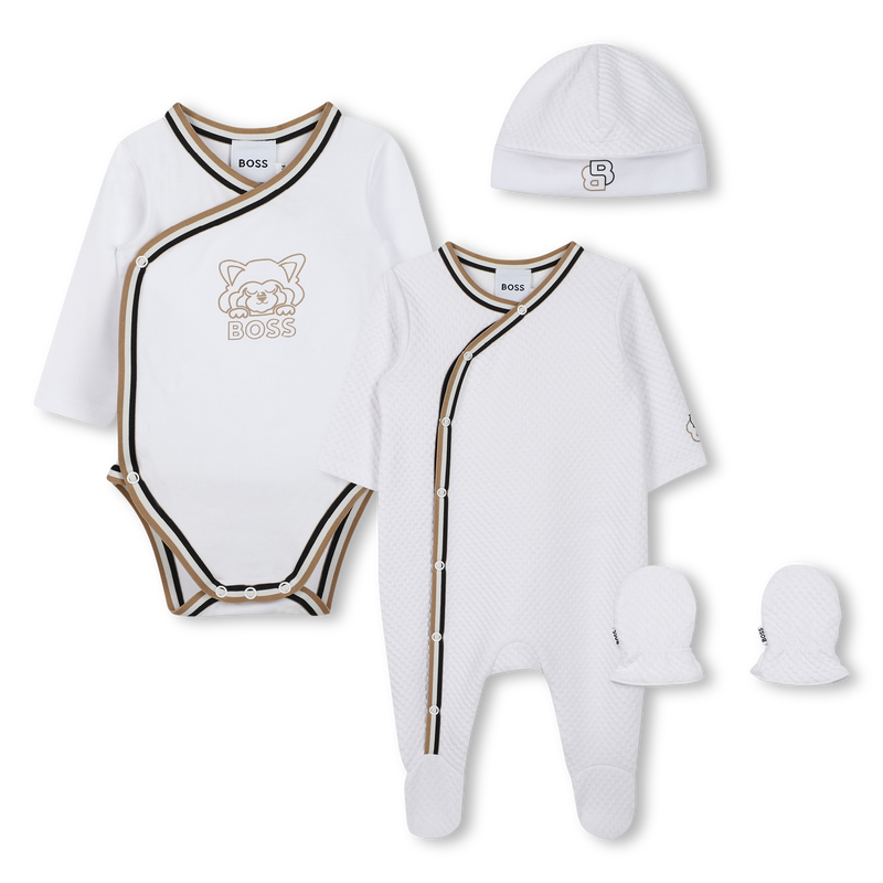 Four-piece newborn set BOSS 
                    UNISEX