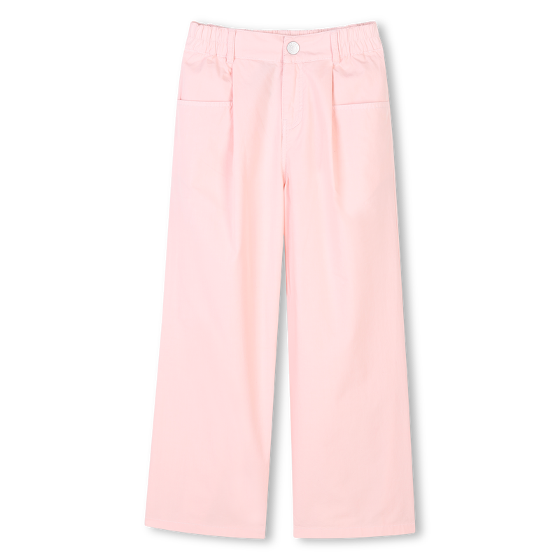 Flared poplin trousers KENZO KIDS 
                    GIRL