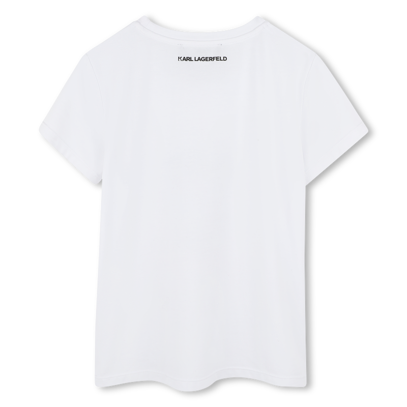 T-shirt with print KARL LAGERFELD KIDS 
                    GIRL