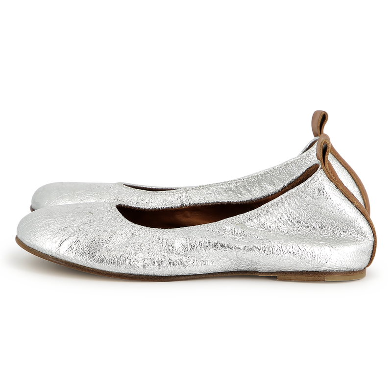 Leather ballet pumps LANVIN 
                    GIRL