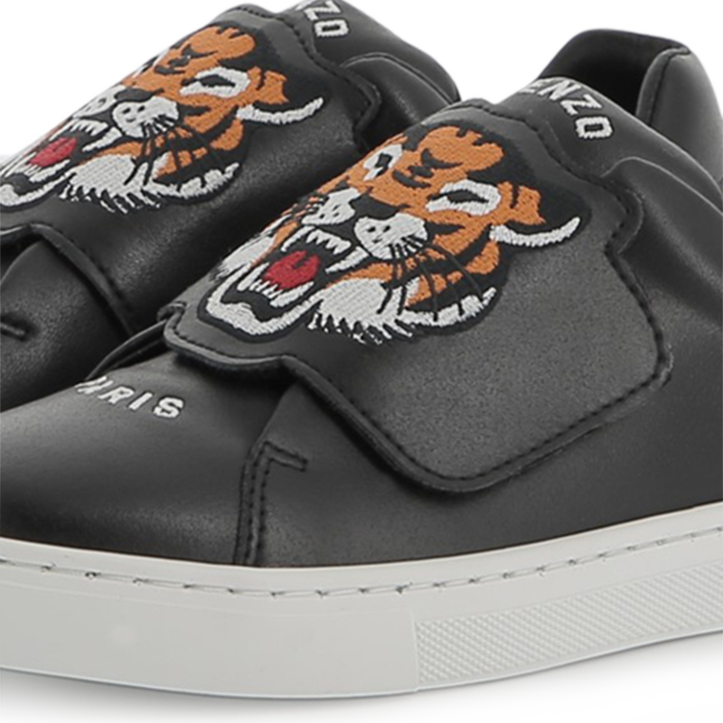 Leather Velcro sneakers KENZO KIDS 
                    UNISEX