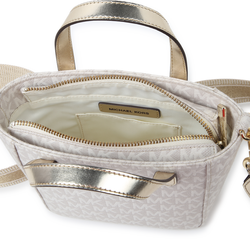 Printed zip-up tote bag MICHAEL KORS 
                    GIRL
