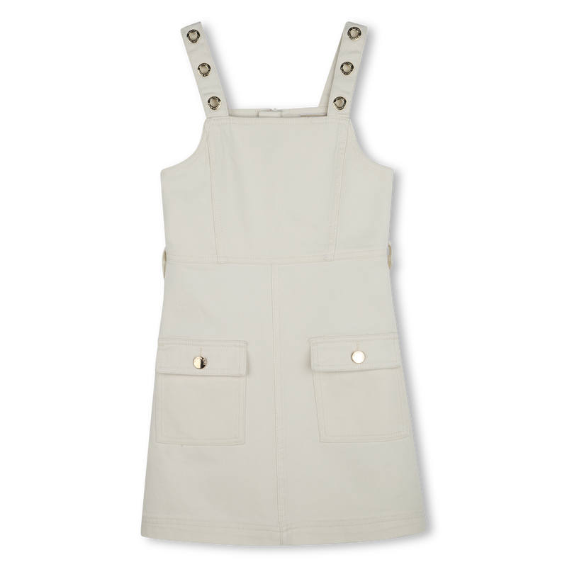 Cotton pinafore dress MICHAEL KORS 
                    GIRL