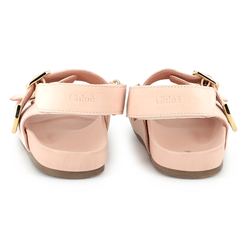 Buckled leather sandals CHLOE 
                    GIRL
