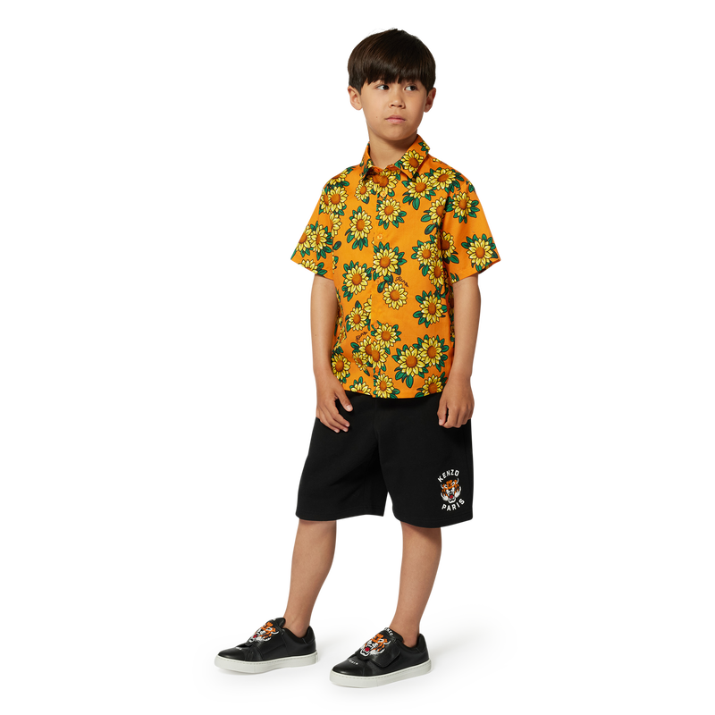 Cotton satin shirt KENZO KIDS 
                    BOY