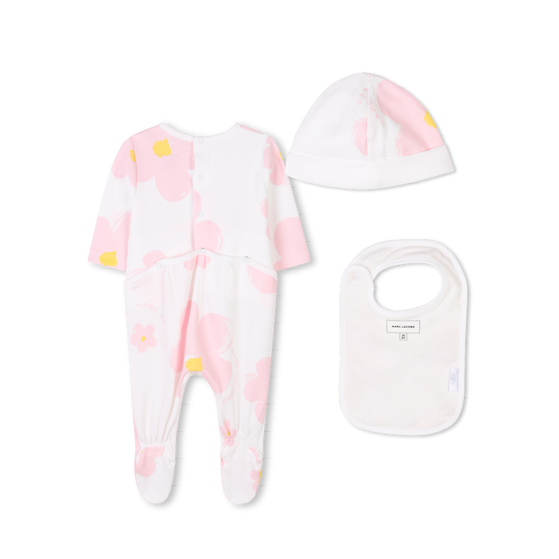 Cotton pajamas, bib and hat THE MARC JACOBS 
                    UNISEX