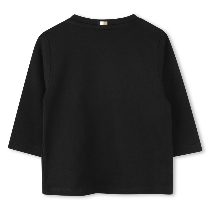 Cotton Long-Sleeve BOSS 
                    BOY