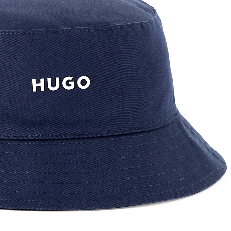 Reversible twill bucket hat HUGO 
                    BOY