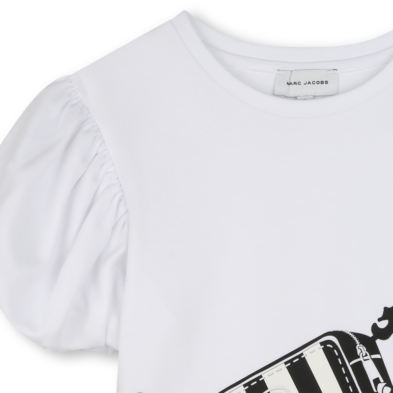 T-shirt with fancy sleeves THE MARC JACOBS 
                    GIRL