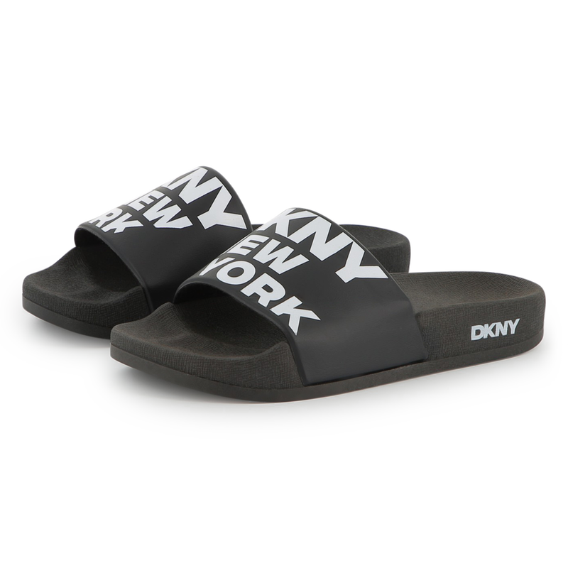 Printed slides DKNY 
                    UNISEX