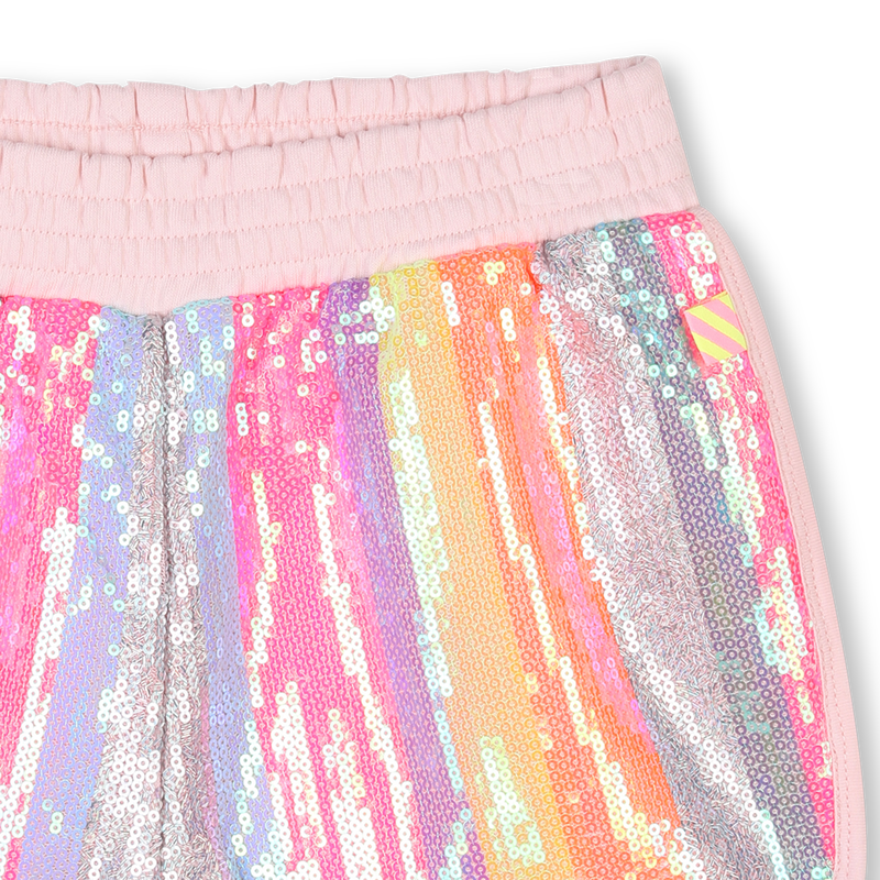 Shorts with sequin stripes BILLIEBLUSH 
                    GIRL