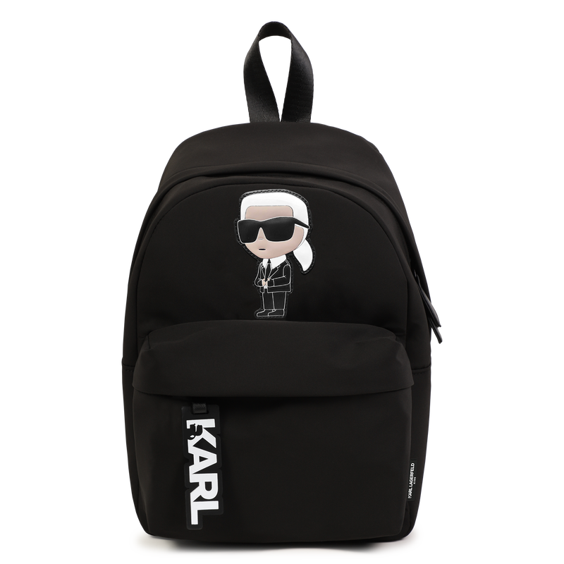 Small backpack with badge KARL LAGERFELD KIDS 
                    GIRL