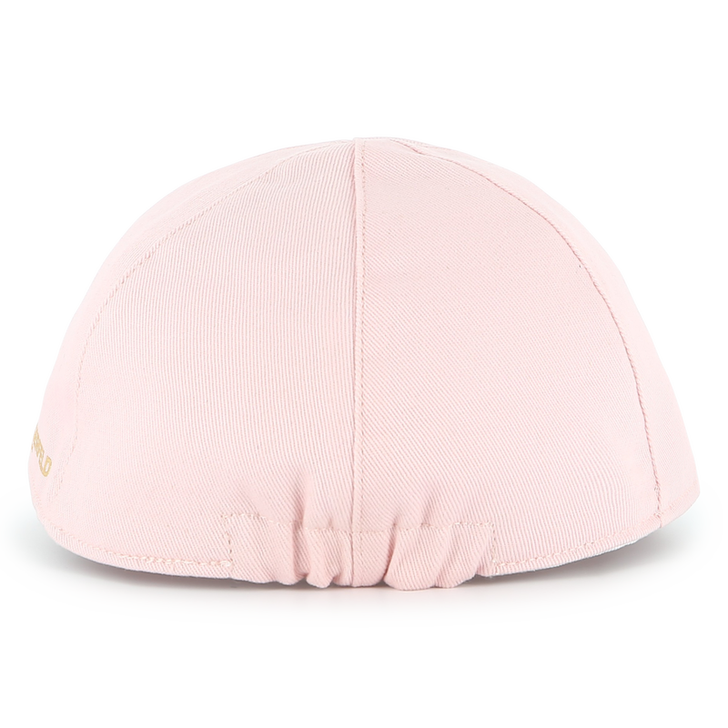 Reversible cotton cap KARL LAGERFELD KIDS 
                    GIRL