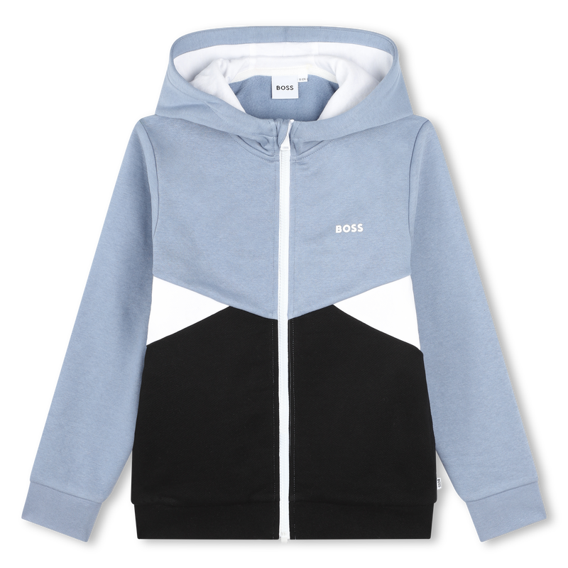Hooded Zip-Up Cardigan BOSS 
                    BOY