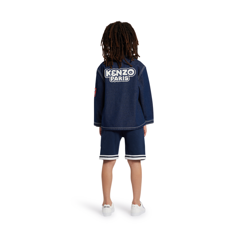 Patched jean jacket KENZO KIDS 
                    BOY