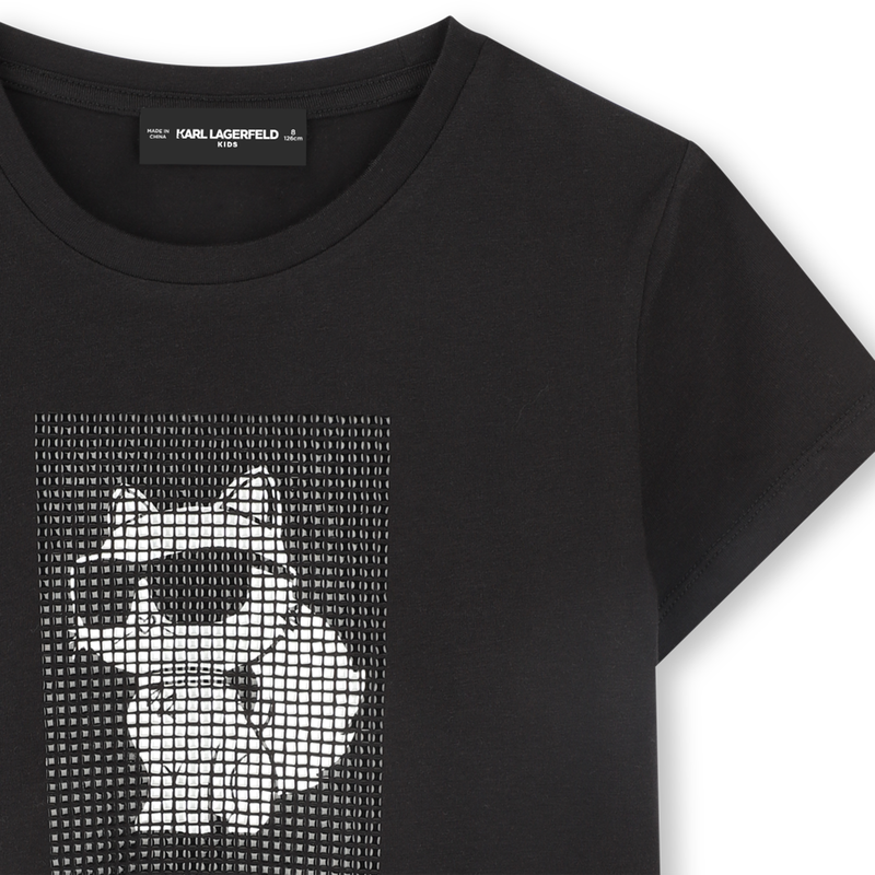 Short-sleeved T-shirt KARL LAGERFELD KIDS 
                    GIRL