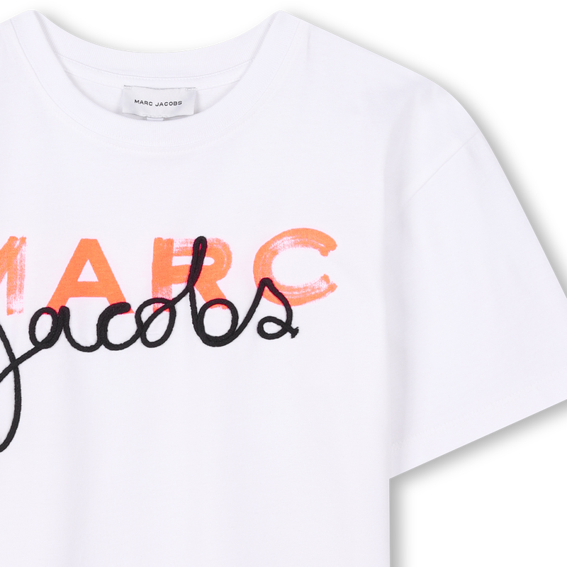 Round-neck cotton T-shirt THE MARC JACOBS 
                    BOY