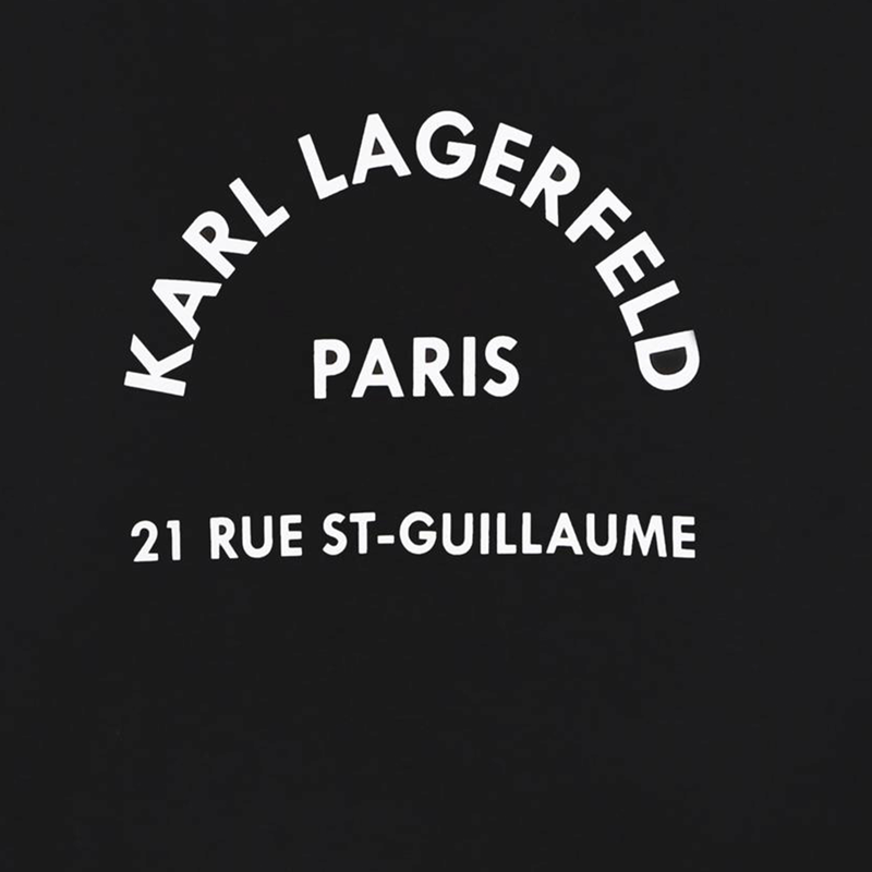 Logo Graphic Short-Sleeve KARL LAGERFELD KIDS 
                    GIRL