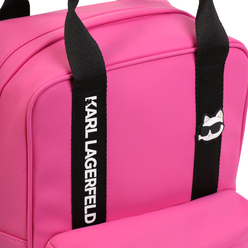 Backpack with double handles KARL LAGERFELD KIDS 
                    GIRL