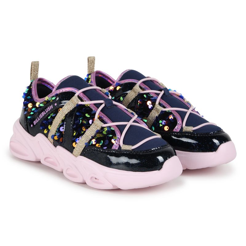 Elasticated Lace-Up Sneakers BILLIEBLUSH 
                    GIRL