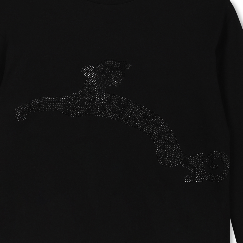 Diamanté Motif T-Shirt LANVIN 
                    GIRL