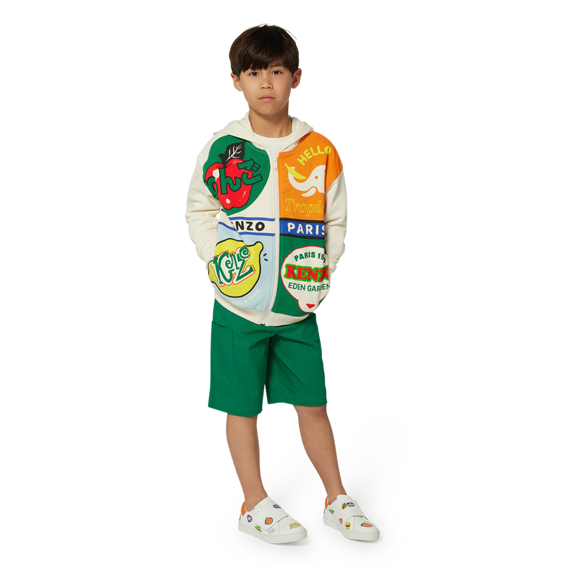 Hooded tracksuit cardigan KENZO KIDS 
                    UNISEX