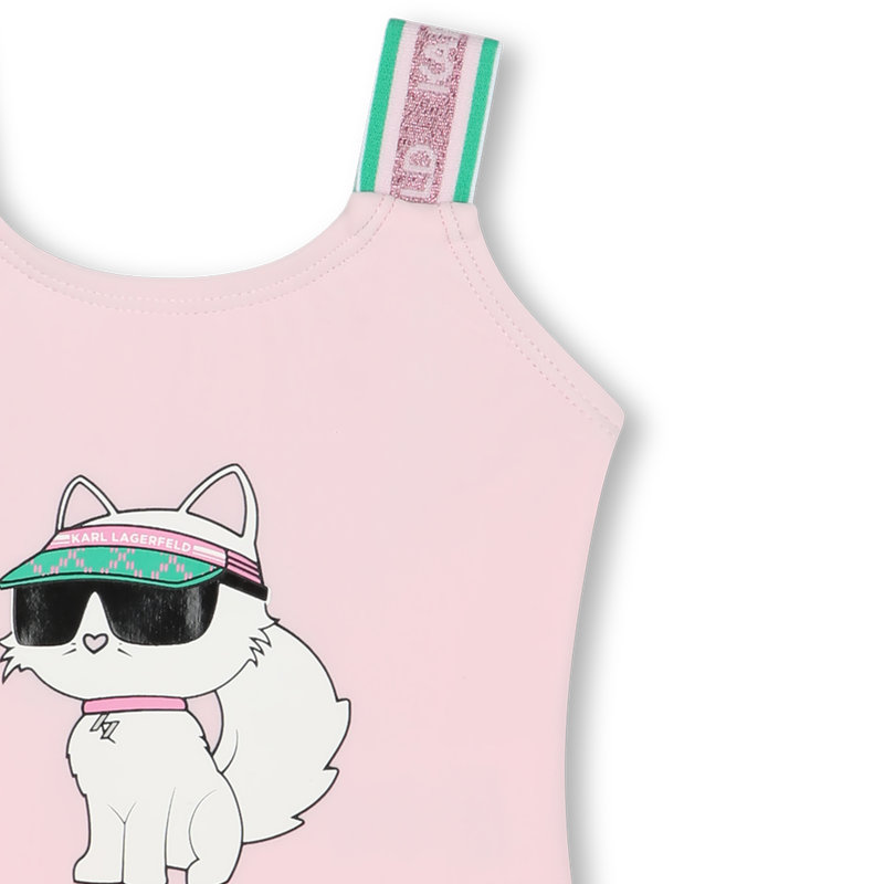 Printed swimsuit KARL LAGERFELD KIDS 
                    GIRL