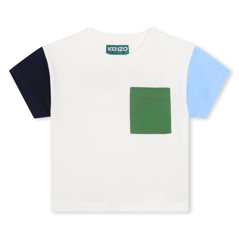 Multicolored cotton T-shirt KENZO KIDS 
                    BOY