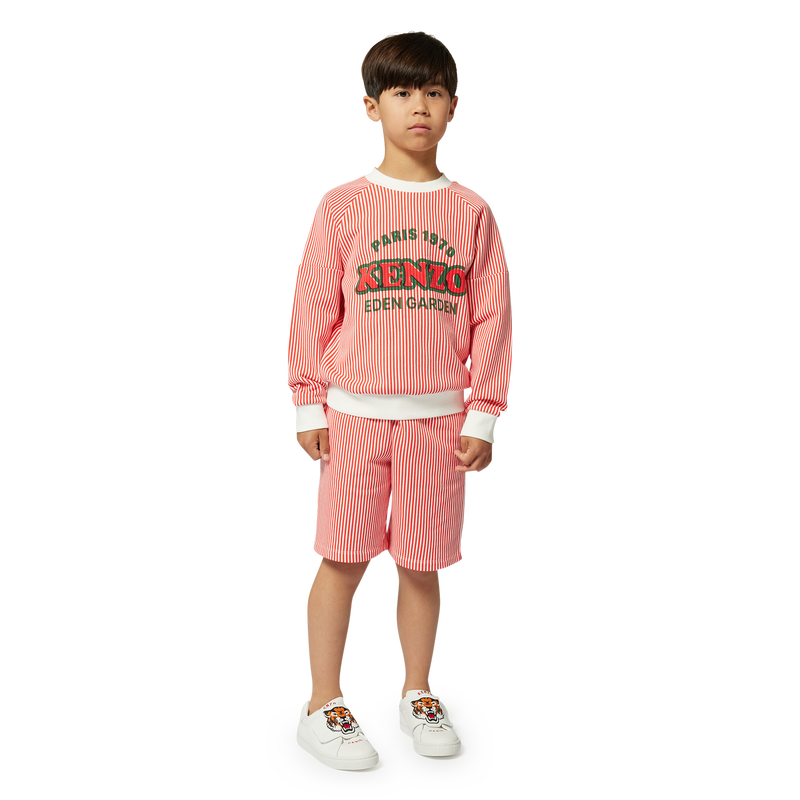 Striped cotton sweatshirt KENZO KIDS 
                    BOY
