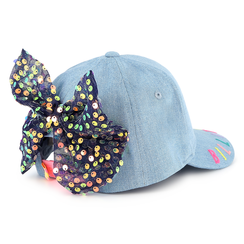 Denim baseball cap with bow BILLIEBLUSH 
                    GIRL