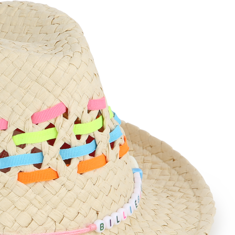 Striped woven hat BILLIEBLUSH 
                    GIRL
