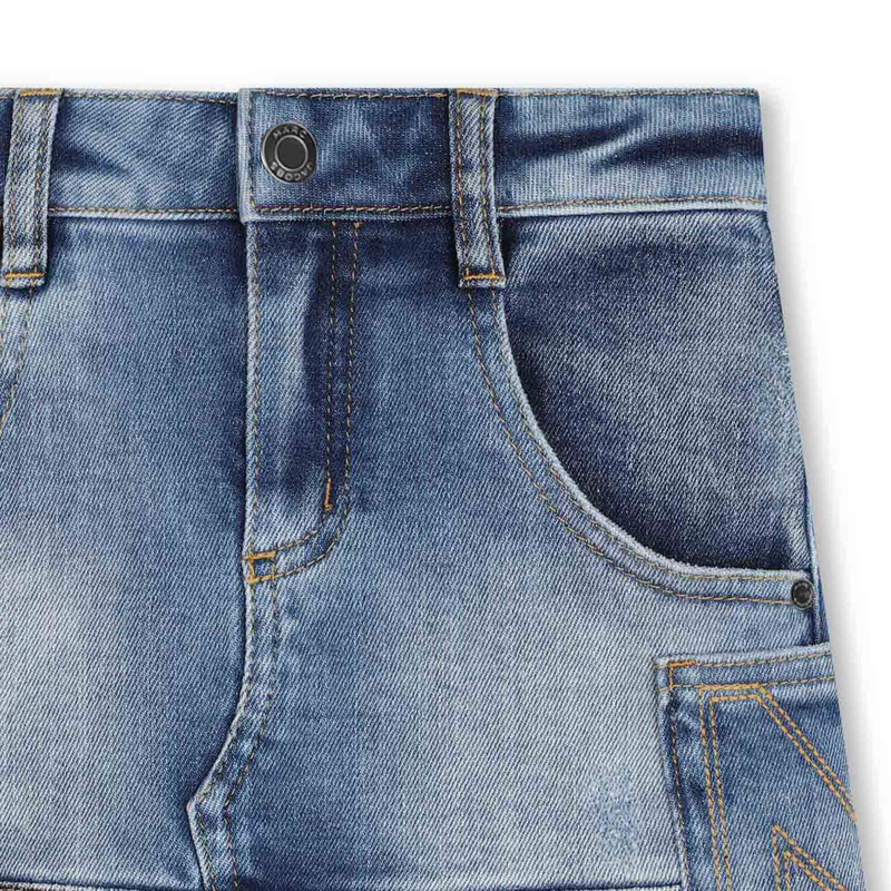 Worn-Look Denim Skirt THE MARC JACOBS 
                    GIRL
