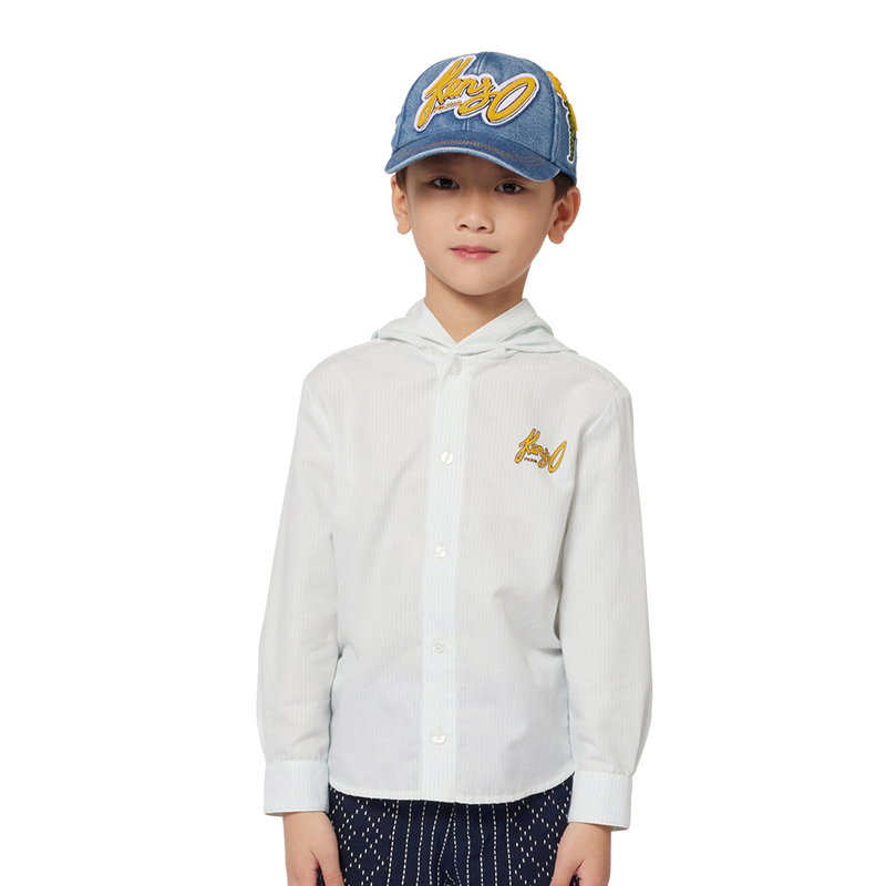 Hooded Cotton Shirt KENZO KIDS 
                    BOY