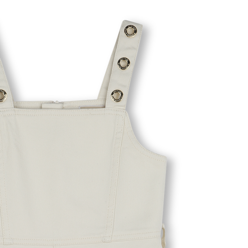 Cotton pinafore dress MICHAEL KORS 
                    GIRL