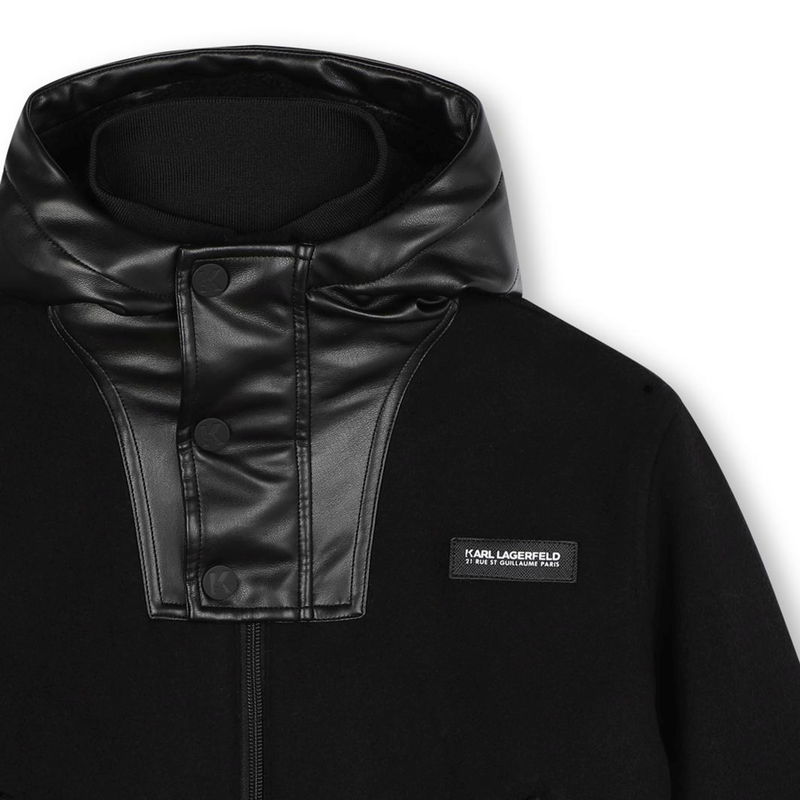 Hooded Jacket KARL LAGERFELD KIDS 
                    BOY