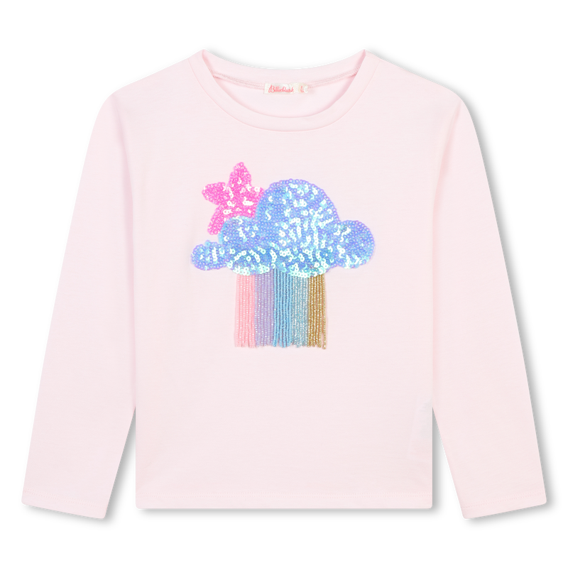 Long-Sleeved Cotton T-Shirt BILLIEBLUSH 
                    GIRL