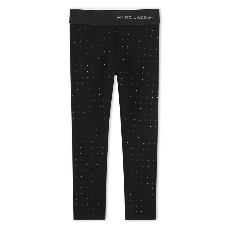 Plain leggings with diamantés THE MARC JACOBS 
                    GIRL