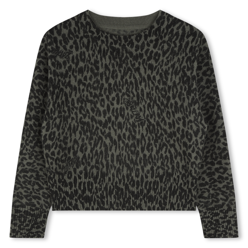 Leopard-print pullover ZADIG & VOLTAIRE 
                    GIRL
