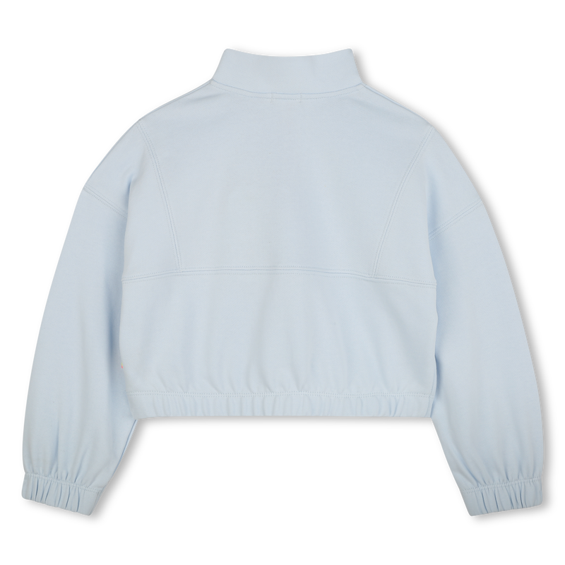 Zip-up fleece sweatshirt BILLIEBLUSH 
                    GIRL