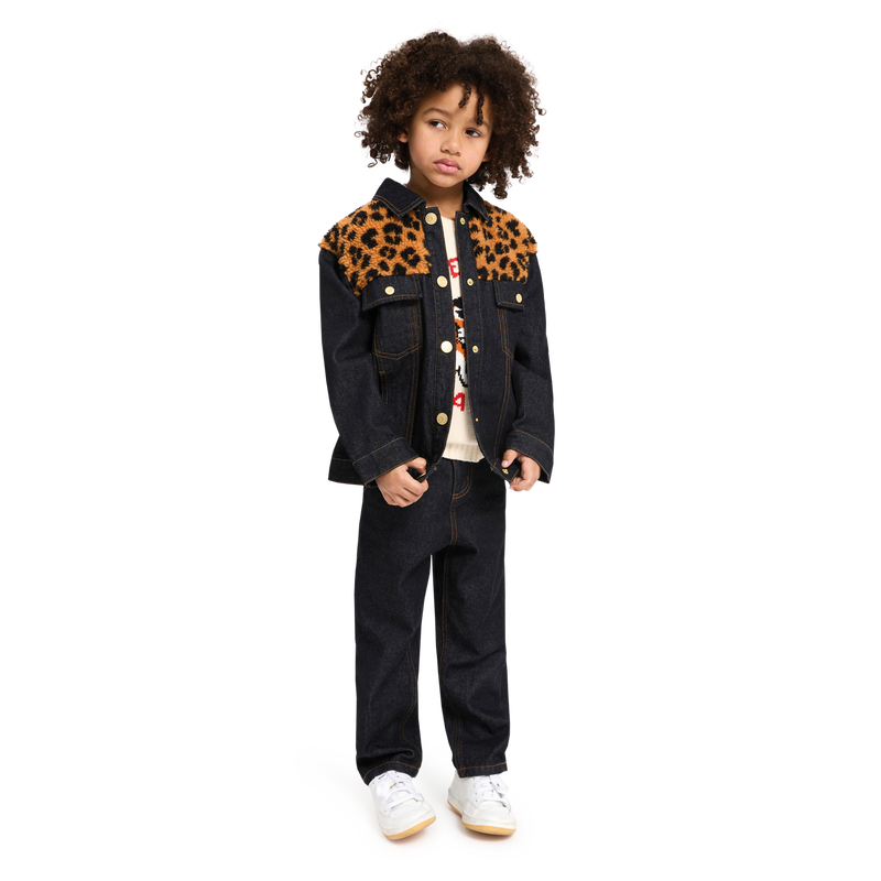 Printed Jean Jacket KENZO KIDS 
                    UNISEX