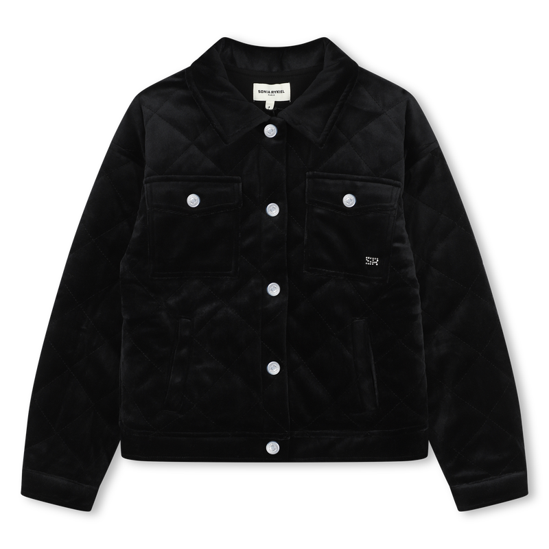 Velvet Quilted Jacket SONIA RYKIEL 
                    GIRL