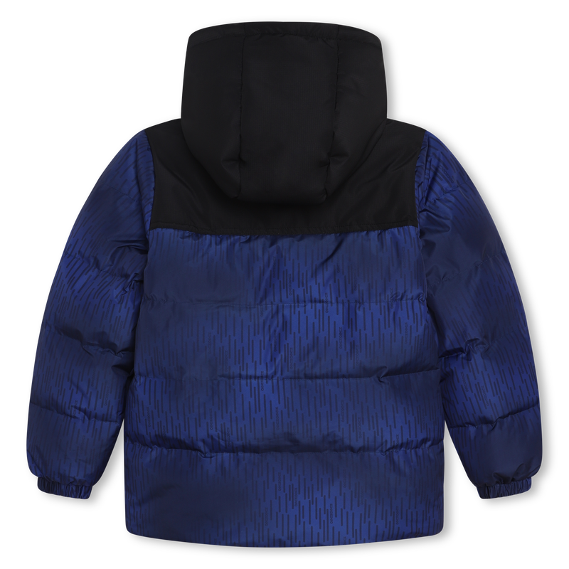 Printed hooded puffer jacket HUGO 
                    BOY