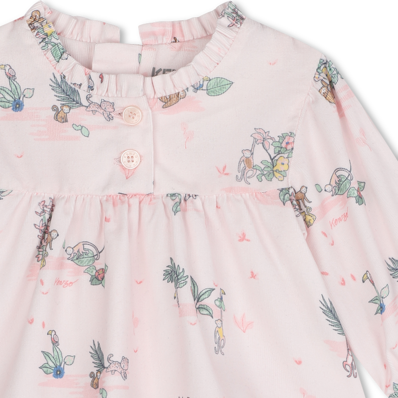 Cotton Leggings & Dress KENZO KIDS 
                    GIRL