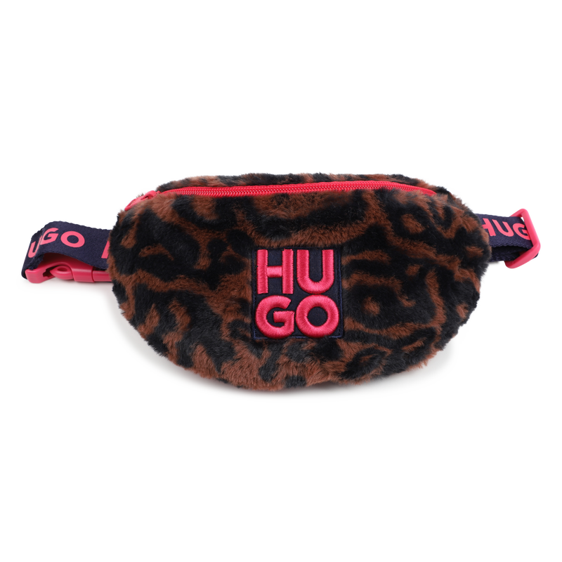 Printed Fleece Belt Bag HUGO 
                    GIRL